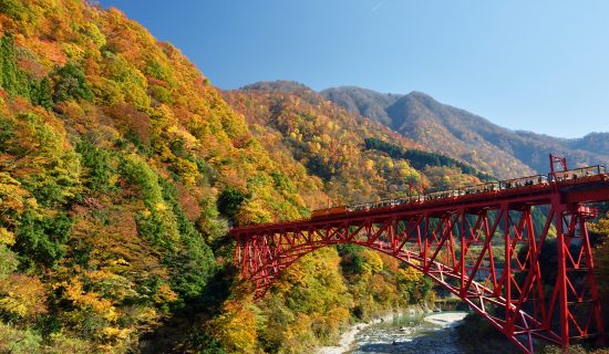 Kurobe Gorge trolley train