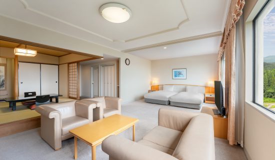 Classic Junior Suite, Japanese-Western style, 2 single beds and 2 futon beds