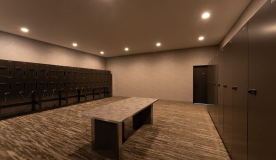 Locker room